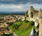 Carcassonne castle in France